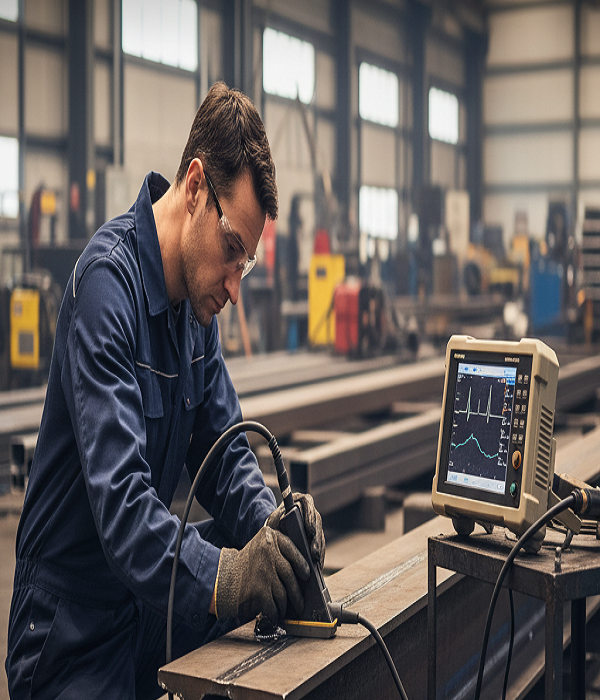 Ultrasonic testing (UT) is a family of non-destructive testing